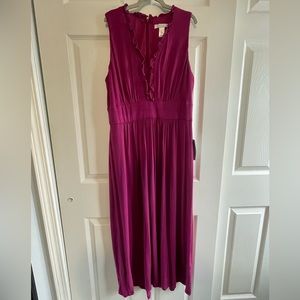 London Times Petite Large Maxi Dress